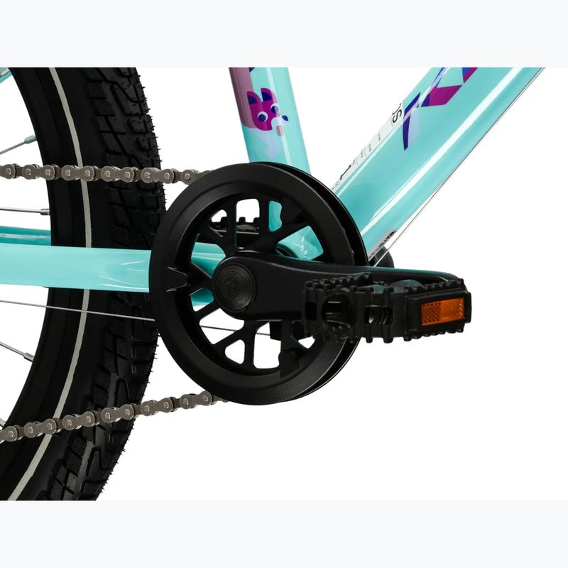 Children's bike KROSS Lea Mini 3.0 W sea blue/purple/shine 8