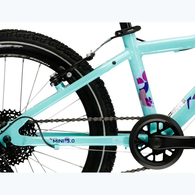 Children's bike KROSS Lea Mini 3.0 W sea blue/purple/shine 10