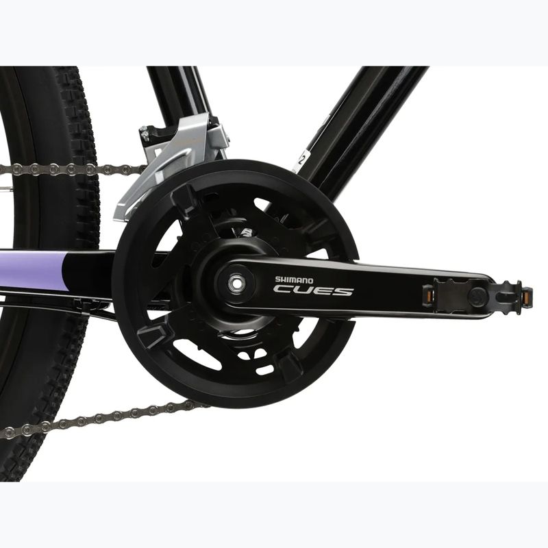 Women's cross bike KROSS Evado 7.0 W black/purple/shine 10