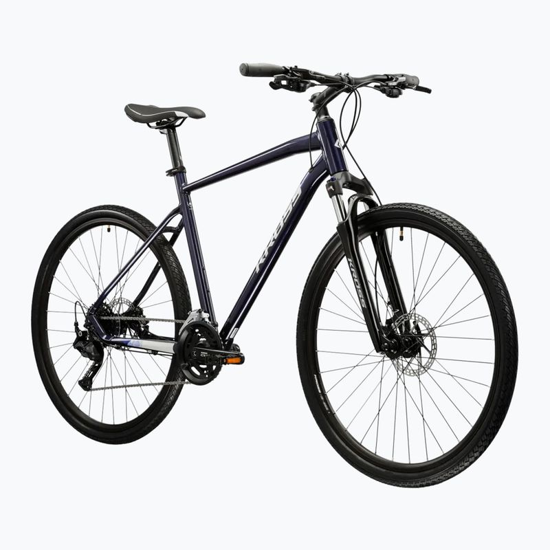 Cross bike KROSS Evado 5.0 navy/silver/shine 2