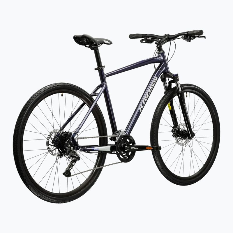 Cross bike KROSS Evado 5.0 navy/silver/shine 3