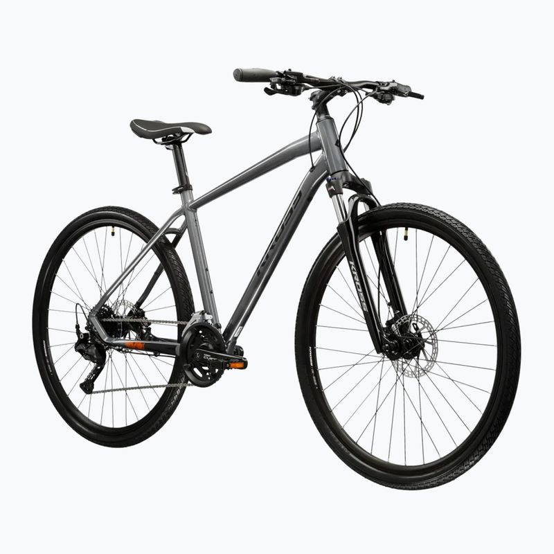 Cross bike KROSS Evado 5.0 grey/black/shine 2