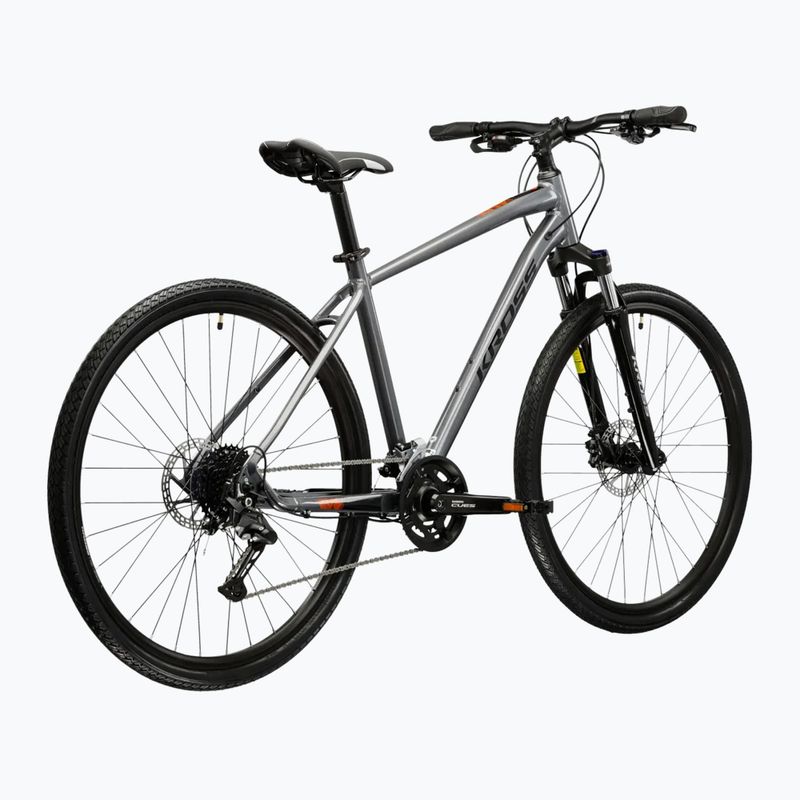 Cross bike KROSS Evado 5.0 grey/black/shine 3
