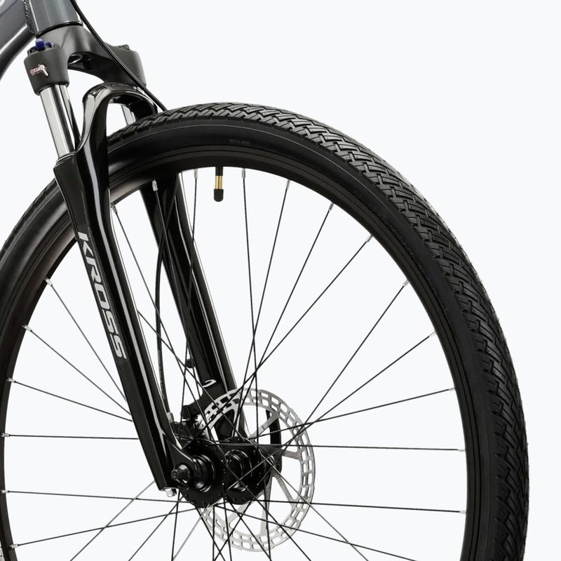 Cross bike KROSS Evado 5.0 grey/black/shine 5