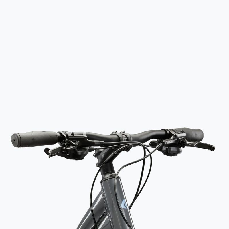 Women's cross bike KROSS Evado 5.0 W grey/blue/shine 4