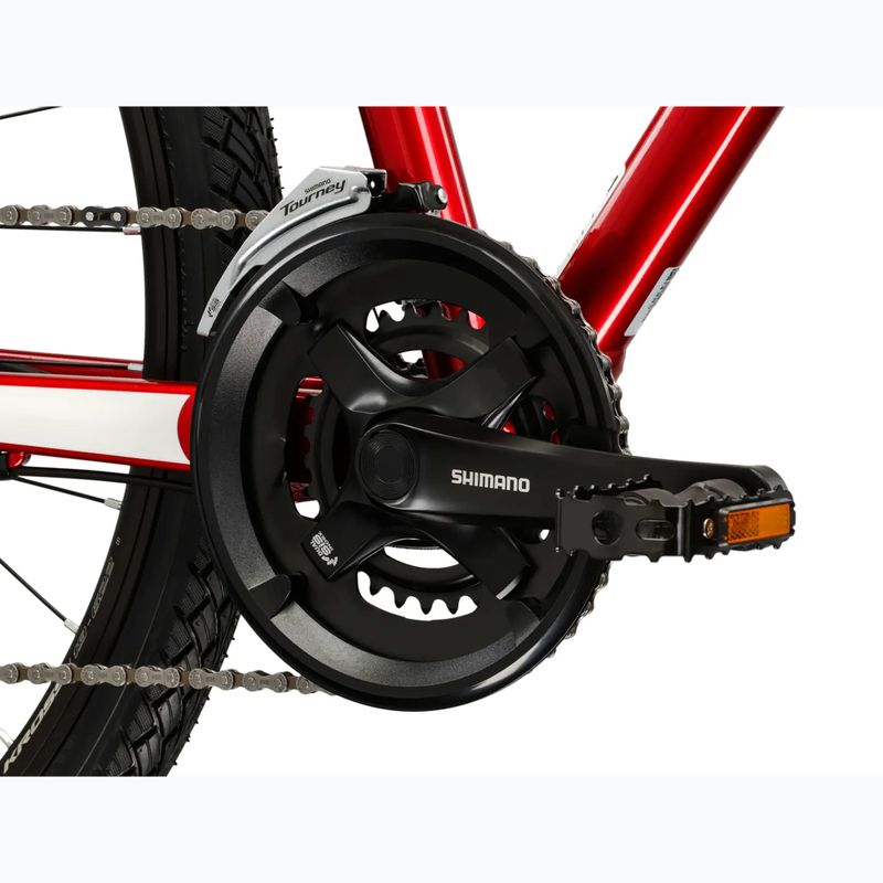 Cross bike KROSS Evado 4.0 maroon/white 9