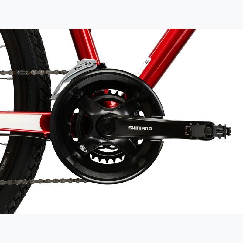 Cross bike KROSS Evado 4.0 maroon/white 10