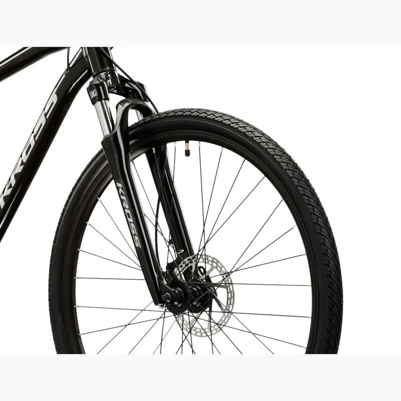 Cross bike KROSS Evado 4.0 black/silver 5