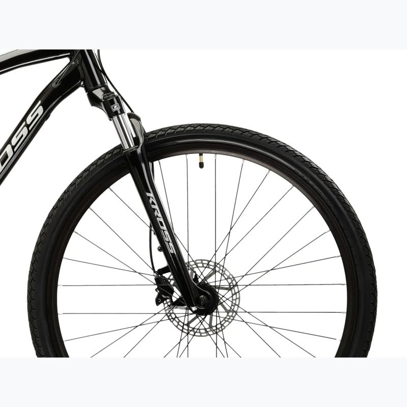 Cross bike KROSS Evado 4.0 black/silver 6