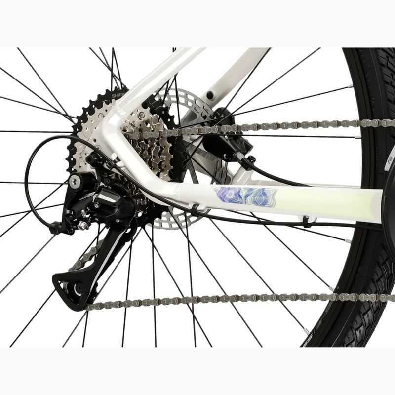 Women's cross bike KROSS Evado 4.0 W grey/navy/shine 8