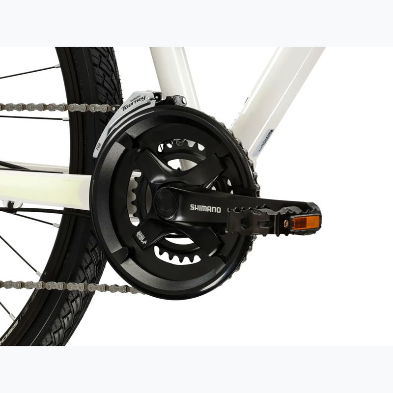 Women's cross bike KROSS Evado 4.0 W grey/navy/shine 9