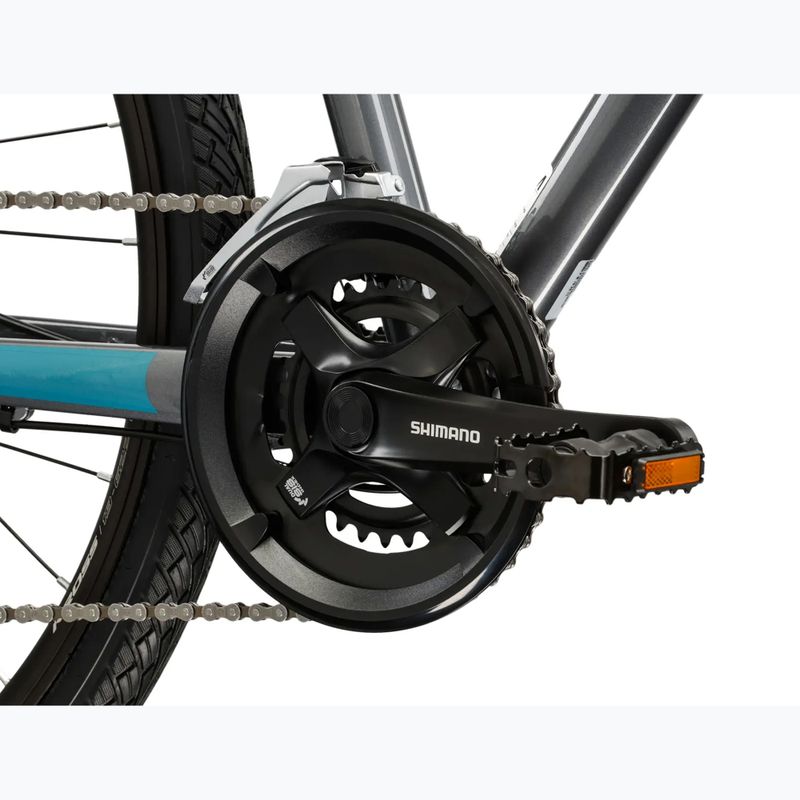 Cross bike KROSS Evado 3.0 grey/sea blue/shine 9