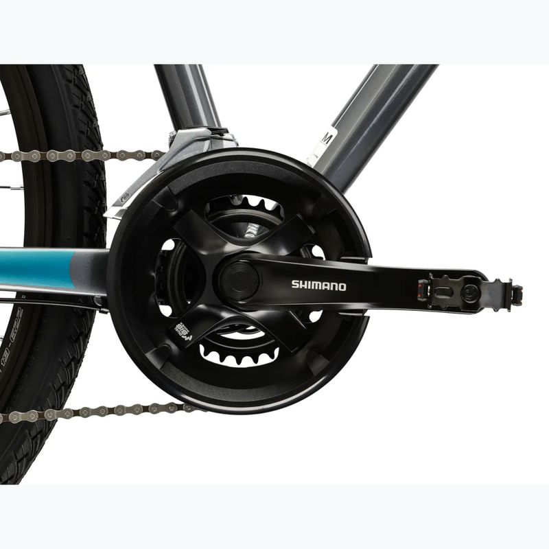 Cross bike KROSS Evado 3.0 grey/sea blue/shine 10