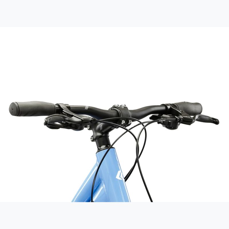 Women's cross bike KROSS Evado 3.0 W blue/white/shine 4