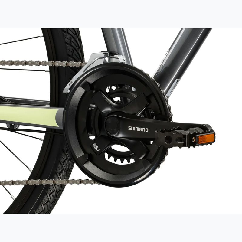 Women's cross bike KROSS Evado 3.0 W grey/green 9