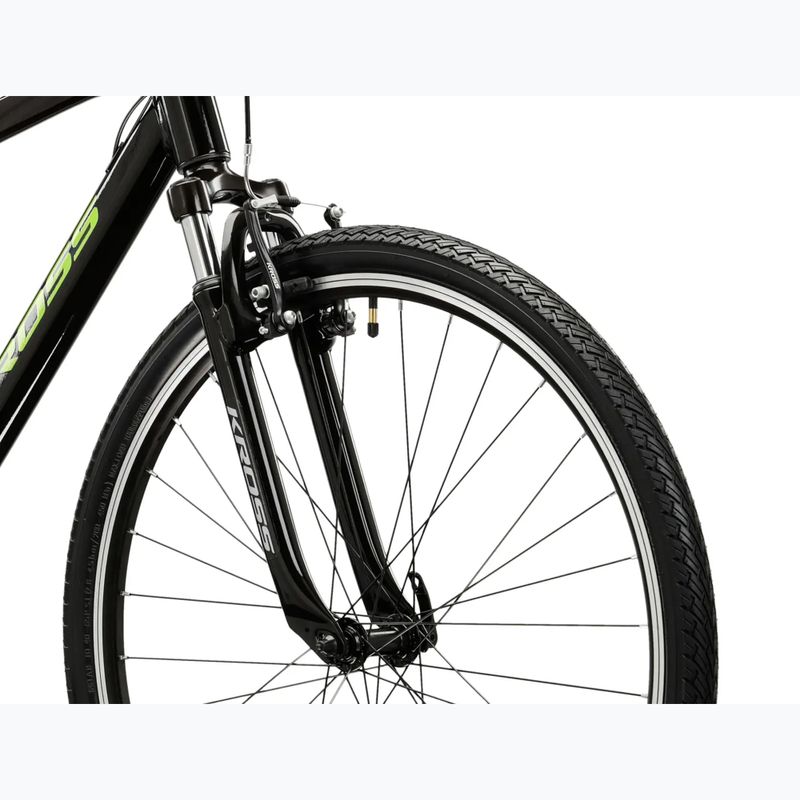 Cross bike KROSS Evado 2.0 black/green/shine 5