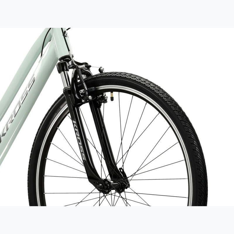 Women's cross bike KROSS Evado 2.0 W mint/black/shine 5