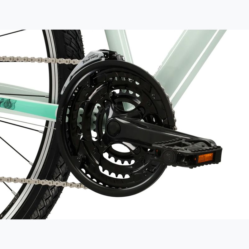 Women's cross bike KROSS Evado 2.0 W mint/black/shine 8