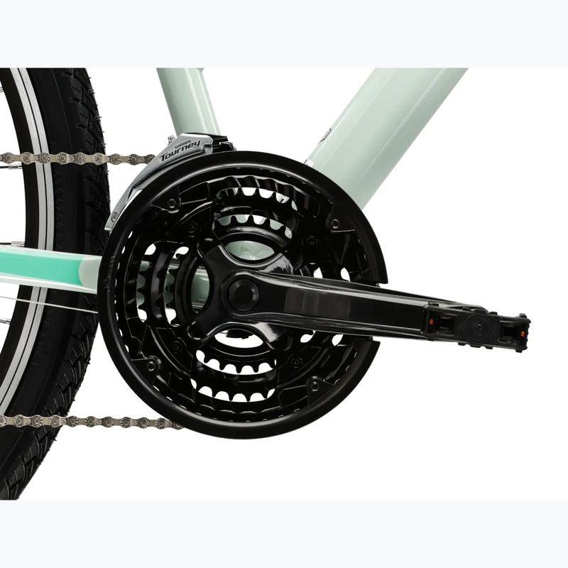 Women's cross bike KROSS Evado 2.0 W mint/black/shine 9