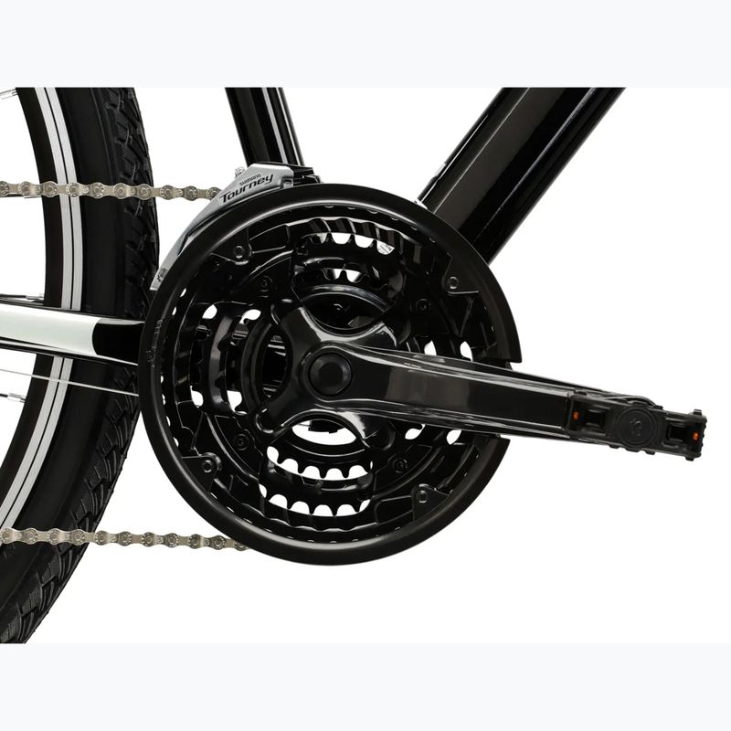 Women's cross bike KROSS Evado 2.0 W black/pink/shine 9