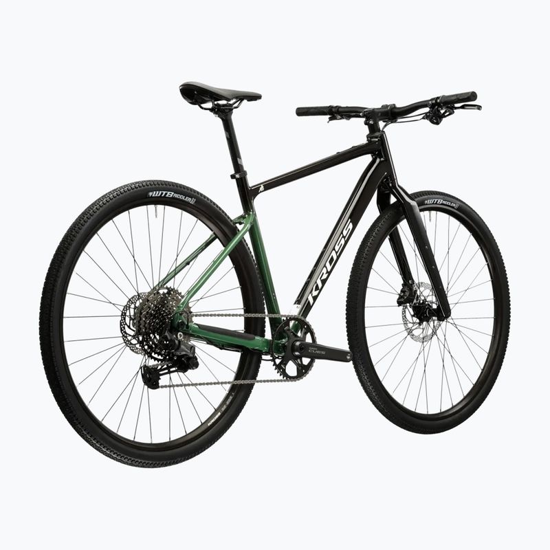 Gravel bike KROSS Esker FL black/green/shine 3