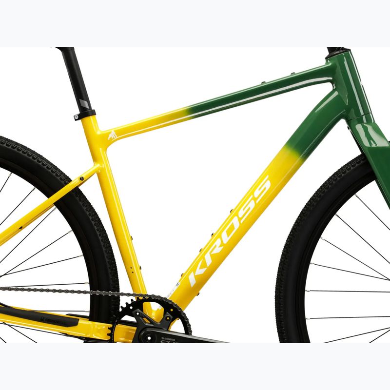 Gravel bike KROSS Esker FL green/yellow/shine 11