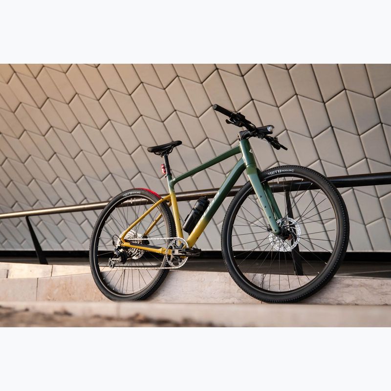 Gravel bike KROSS Esker FL green/yellow/shine 14
