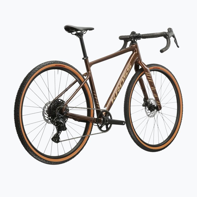 Gravel bike KROSS Esker 2.0 brown/beige/shine 3