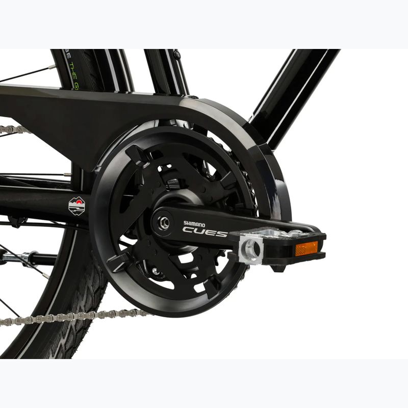 Men's trekking bike KROSS Trans 7.0 black/silver/shine 9