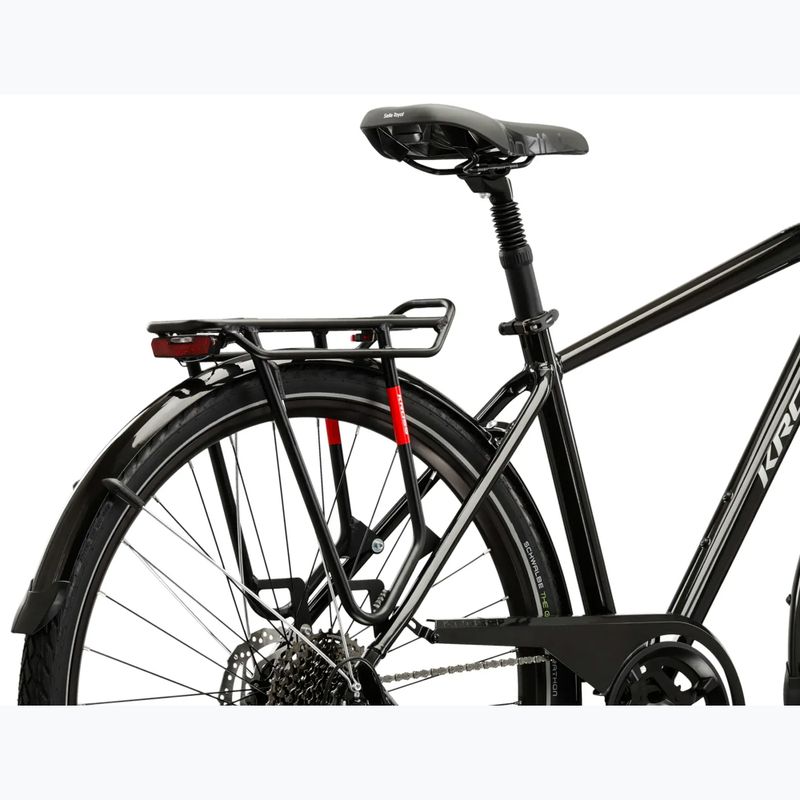 Men's trekking bike KROSS Trans 7.0 black/silver/shine 11