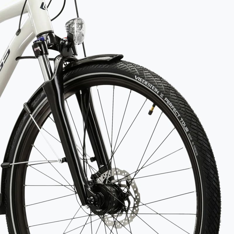 Men's trekking bike KROSS Trans 5.0 grey/navy/shine 5