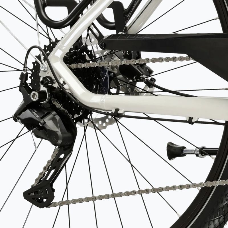 Men's trekking bike KROSS Trans 5.0 grey/navy/shine 8