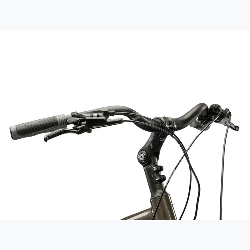 Men's trekking bike KROSS Trans 4.0 brown/silver/shine 4