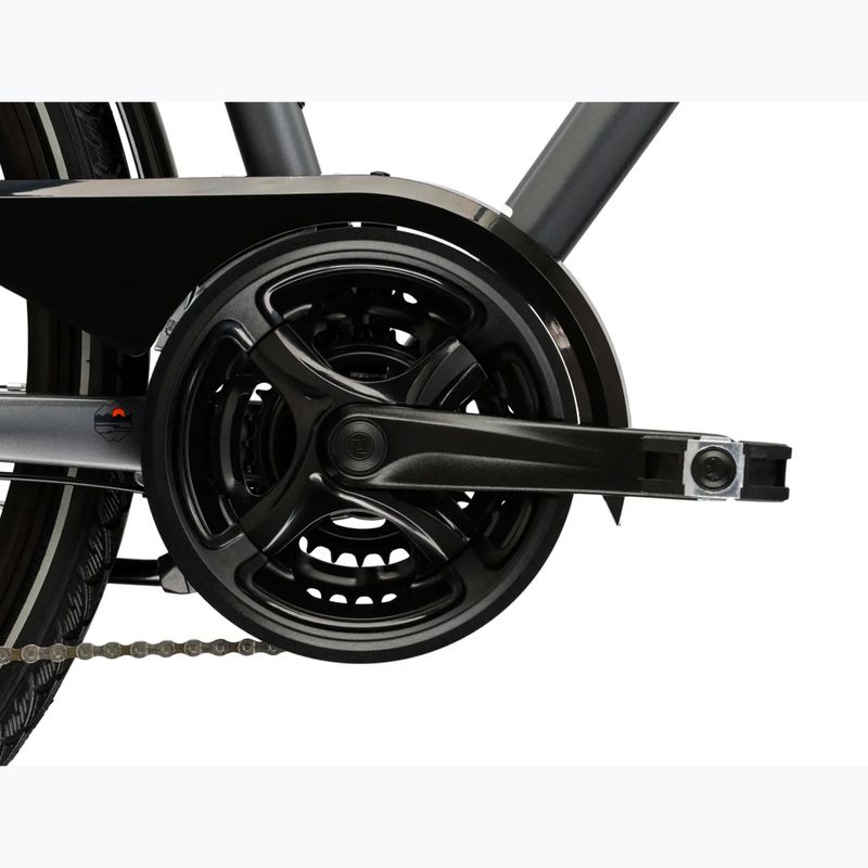 Men's trekking bike KROSS Trans 4.0 grey/black/matte 10