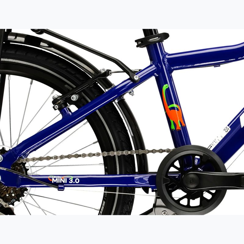 Children's bike KROSS Level Mini 3.0 Eq navy/white/shine 11