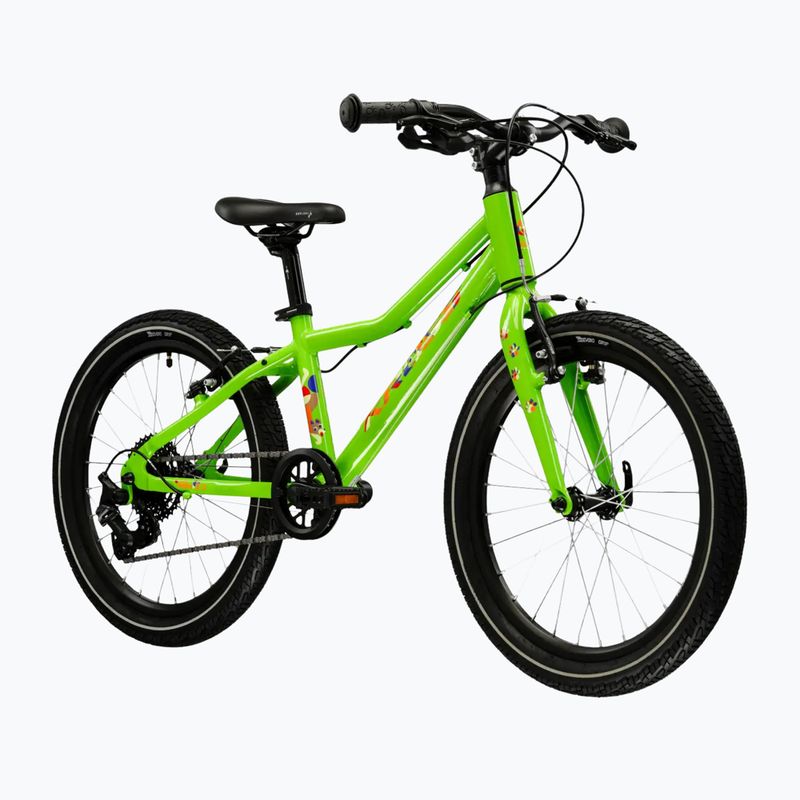 Children's bike KROSS Level Mini 3.0 green/orange/shine 2