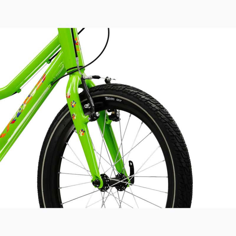 Children's bike KROSS Level Mini 3.0 green/orange/shine 5