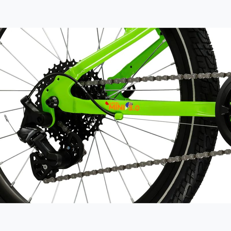 Children's bike KROSS Level Mini 3.0 green/orange/shine 7