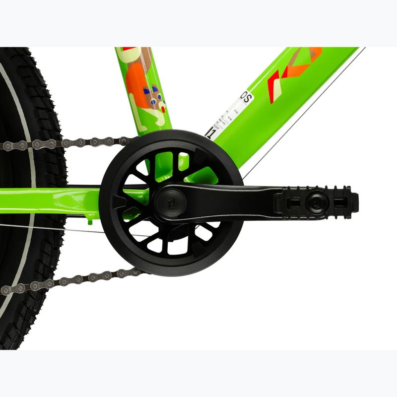 Children's bike KROSS Level Mini 3.0 green/orange/shine 9