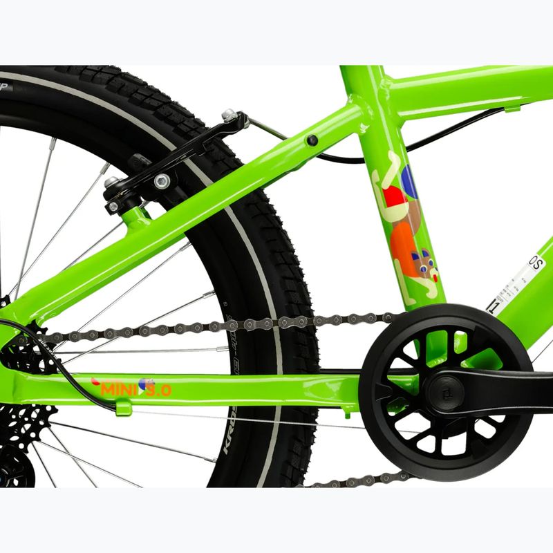 Children's bike KROSS Level Mini 3.0 green/orange/shine 10