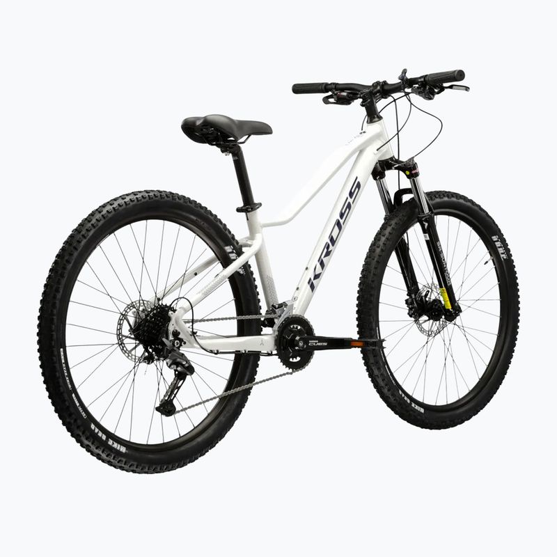 Women's mountain bike KROSS Lea 5.0 29" grey/navy/shine 3