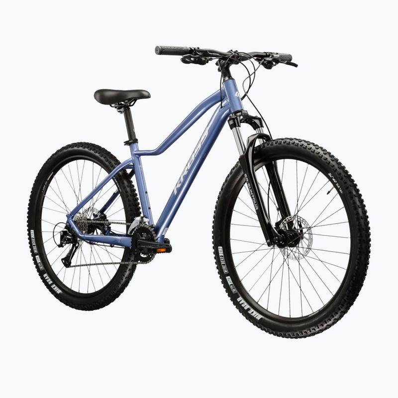 Women's mountain bike KROSS Lea 4.0 W 27.5 blue/silver/shine 2