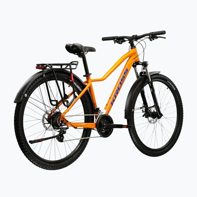 Women's mountain bike KROSS Lea 2.0 Eq W 29 orange/navy/shine 3
