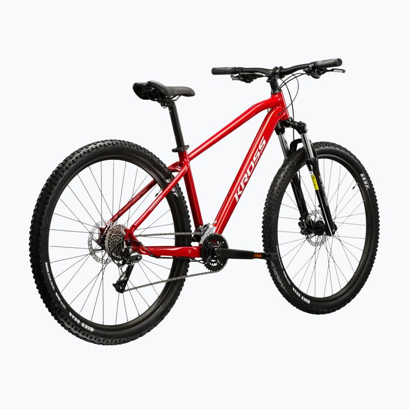 Mountain bike KROSS Hexagon 4.0 29" red/silver/shine 3