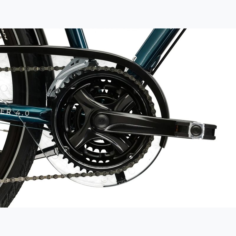 Trekking bike KROSS Explorer 4.0 turquoise/silver/shine 10