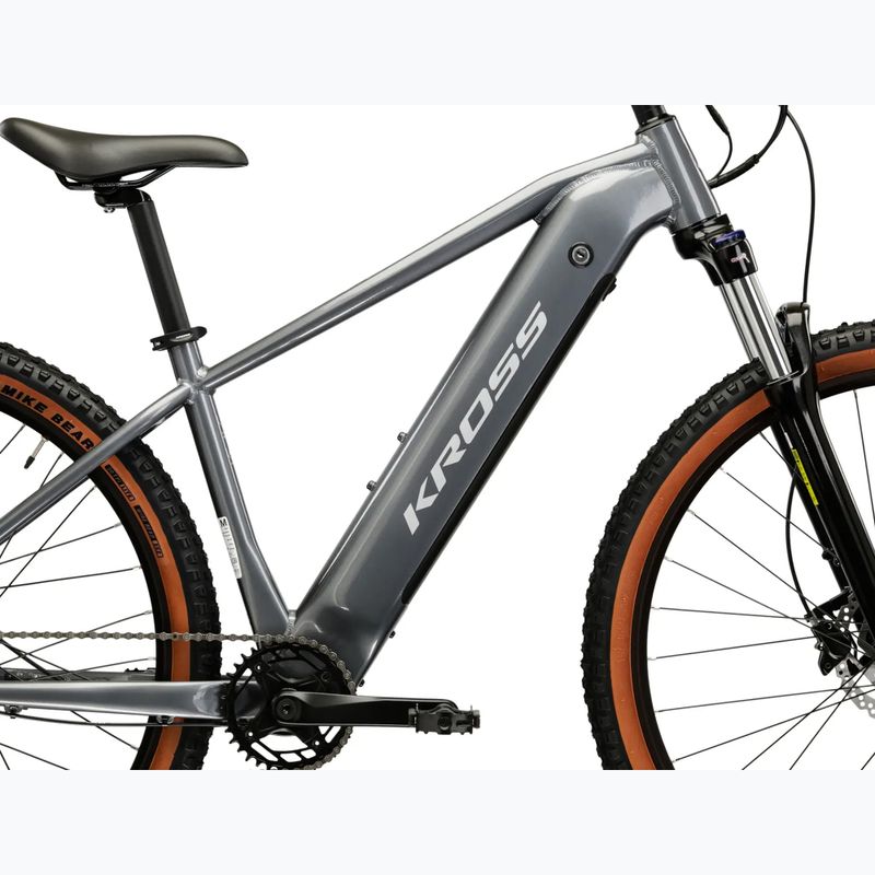 Electric bike KROSS Hexagon Boost 1.0 522Wh grey/grey/shine 12