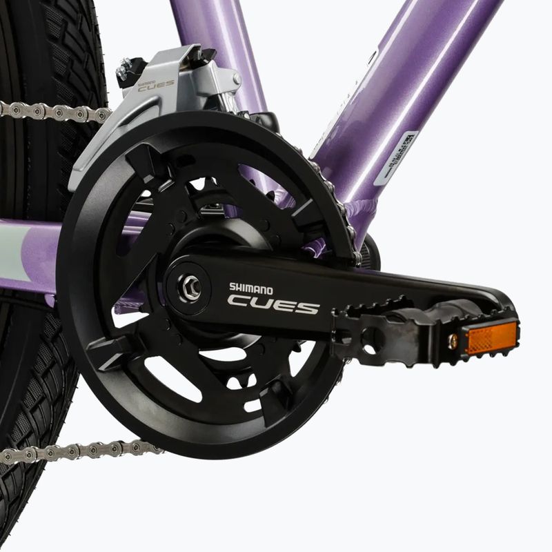 Women's cross bike KROSS Evado 5.0 W purple/black/shine 9