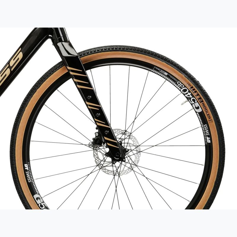 Gravel bike KROSS Esker 6.0 black/gold/shine 7