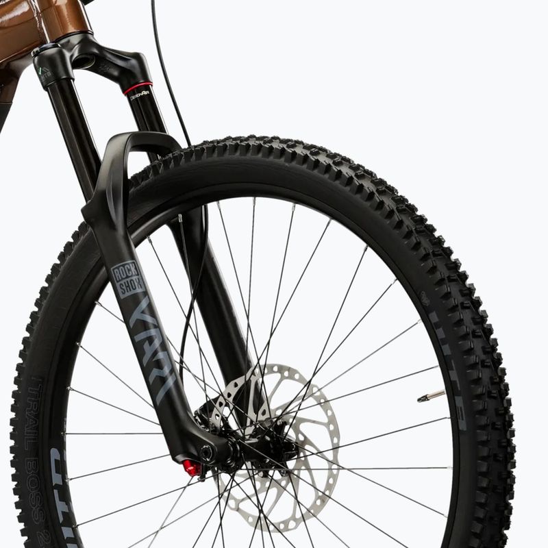 Men's electric bike KROSS Grist Boost 3.0 el. 630 Wh brown/black/shine 5