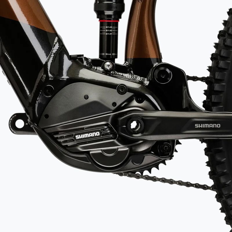 Men's electric bike KROSS Grist Boost 3.0 el. 630 Wh brown/black/shine 12